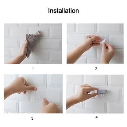 Punch-Free Wall Hanging Knife Holder  Stand Knife Holder Kitchen Supplies Tool Holder Insert Knife Shelf Storage Rack (1 Pc )