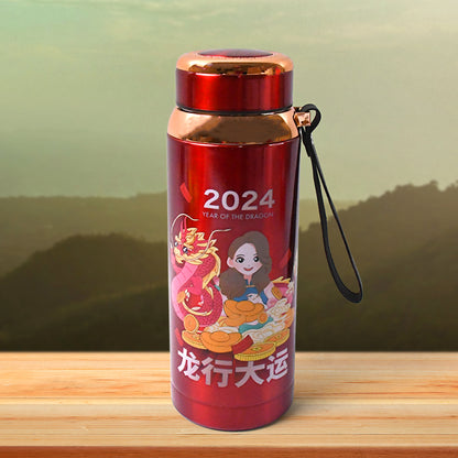 Printed Vacuum Insulated Water Bottle (1Pc  800 Ml)