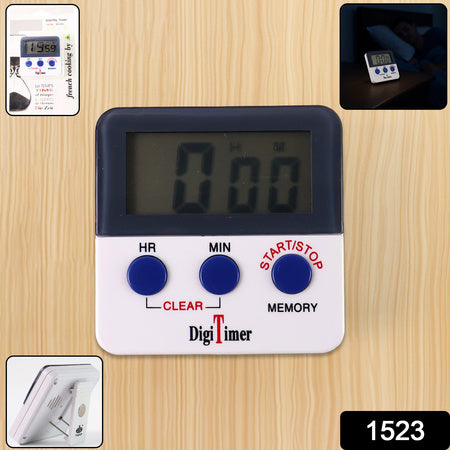 Digital Kitchen Timer With Alarm  Stop Watch Timer For Kitchen  Kitchen Timer With Magnetic Stand Timer Clock For Study