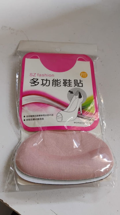 2 In1 T Shaped Silicone Self Adhesive Shoe Heel Pads Insoles (1 Pair)