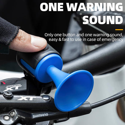 Bicycle Air Horn Loud - 120Db 1 Sound Mode Electronic Bicycle Bellsuper Electric Horn With Long Standby Button Battery Operatedipx4 Waterproof Loud Bell For Adults
