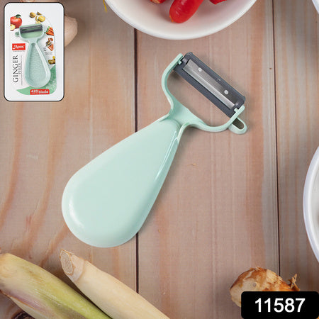 Apexmultipurpose Ginger Peeler With Stainless Steel Dual Blade