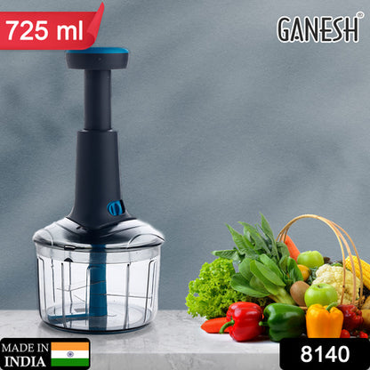 Ganesh Bingo Lock-Unlock Push Chopper ( 725Ml )