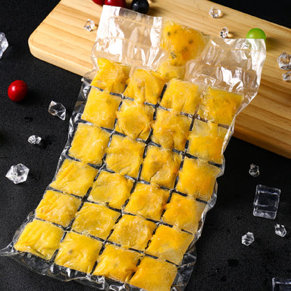 Disposable Ice Cube Bags Stackable Easy Release Ice Cube Mold Trays Self-Seal Freezing Makercold Ice Pack Cooler Bag For Cocktail Food Wine