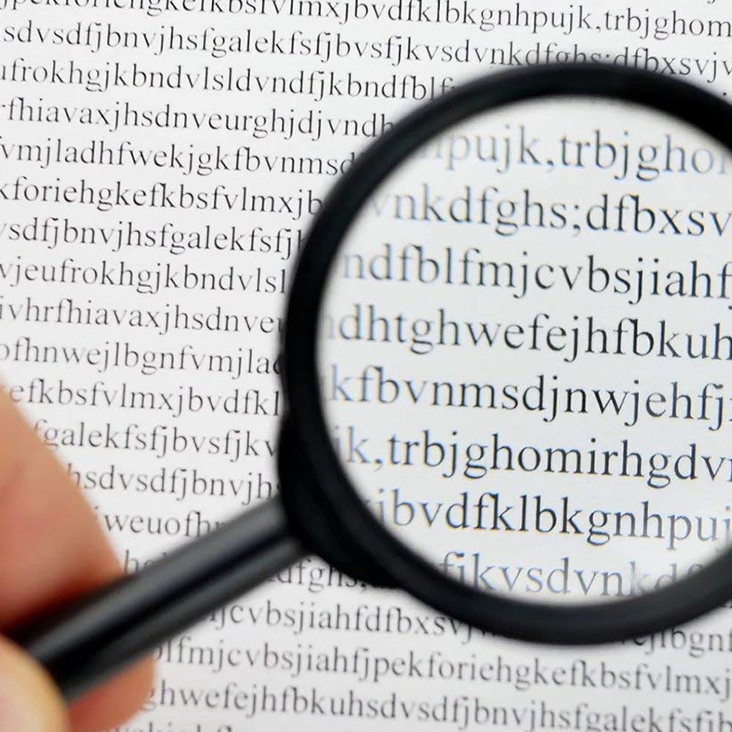 Magnifying Glass Lens - Reading Aid Made Of Glass - Real Glass Magnifying Glass That Can Be Used On Both Sides - Glass Breakage-Proof Magnifying Glass Protect Eyes 50 Mm