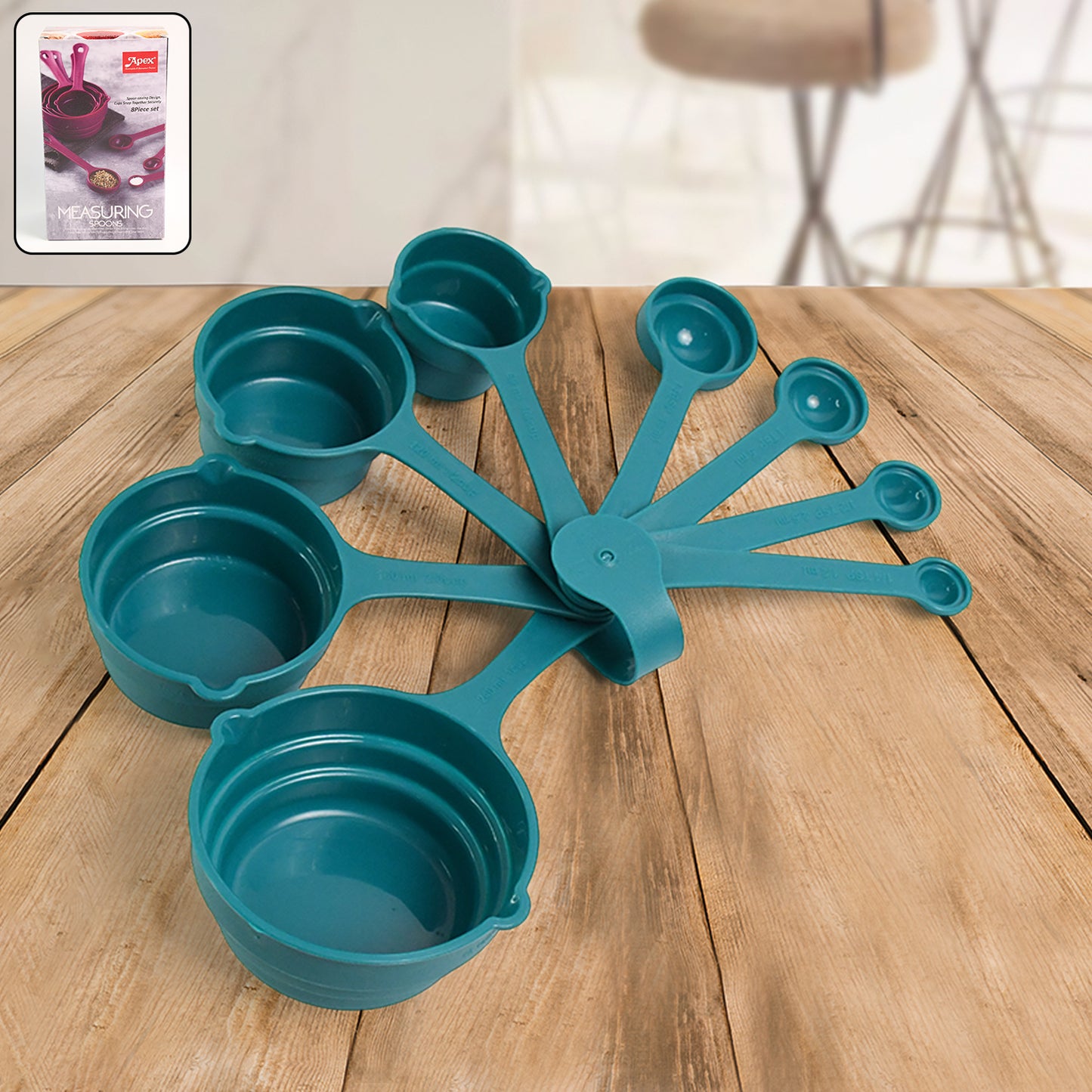Apex8-Piece Measuring Spoons And Cups Set