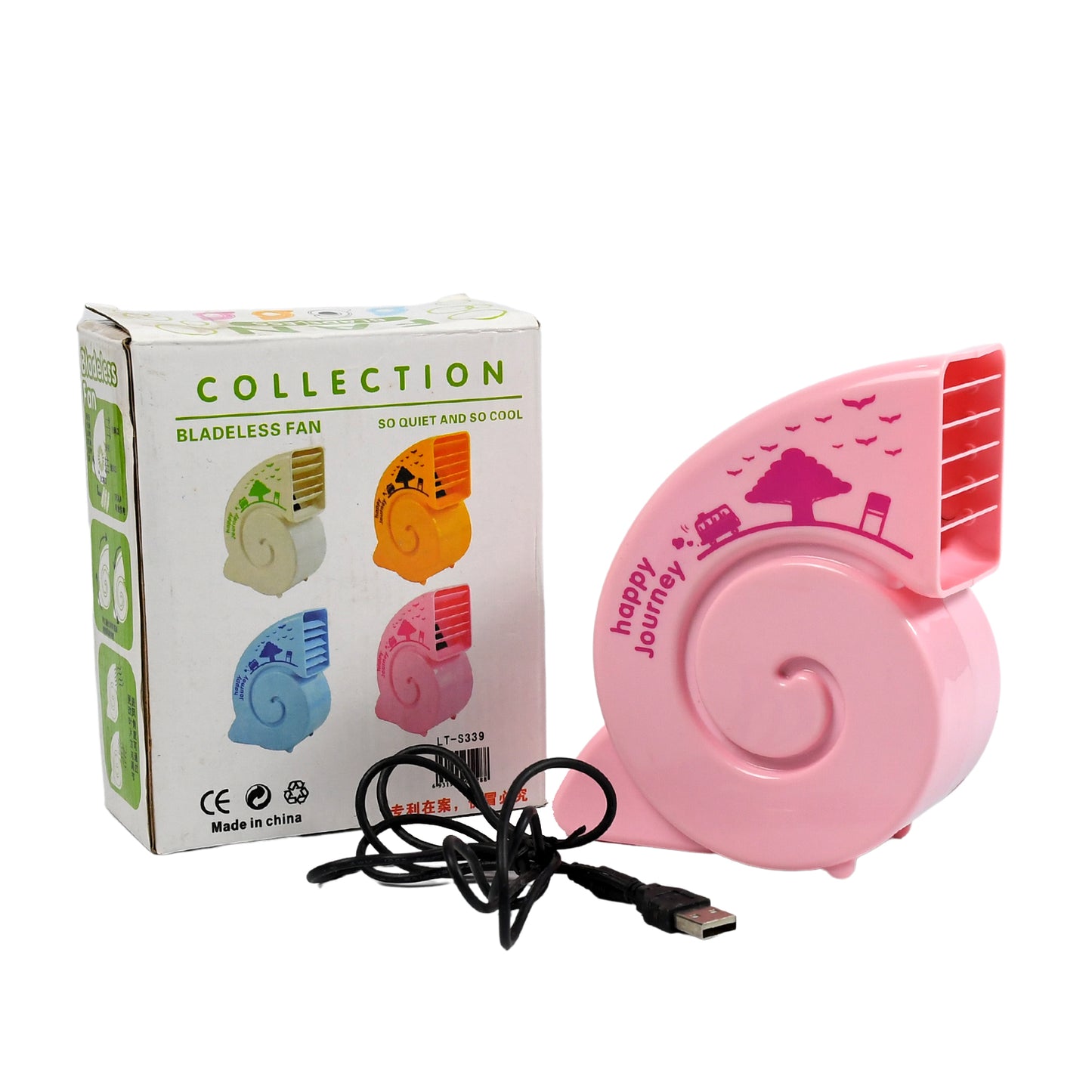 Cute Bright Color Desktop Office Usb Mini Fan Battery Usb Fans Usb Mini Fans (Battery Not Include)