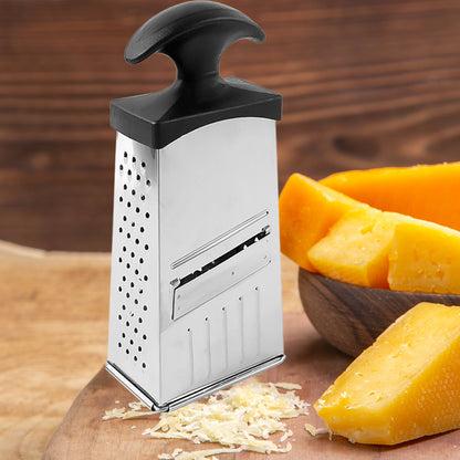Apexclassic 4-In-1 Stainless Steel Grater  Slicer With Handle
