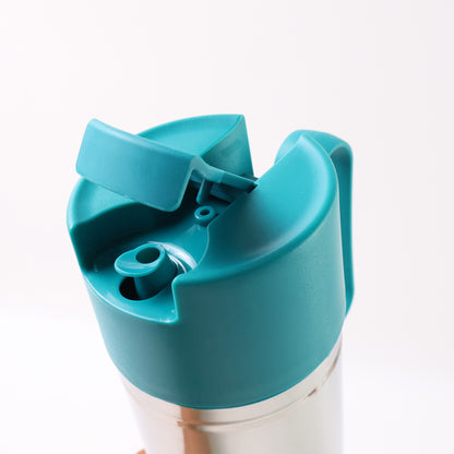 Stainless Steel Fresh Oil Pourer Bottle With Flip Lid And Handle Approx 1000Ml (1 Pc)