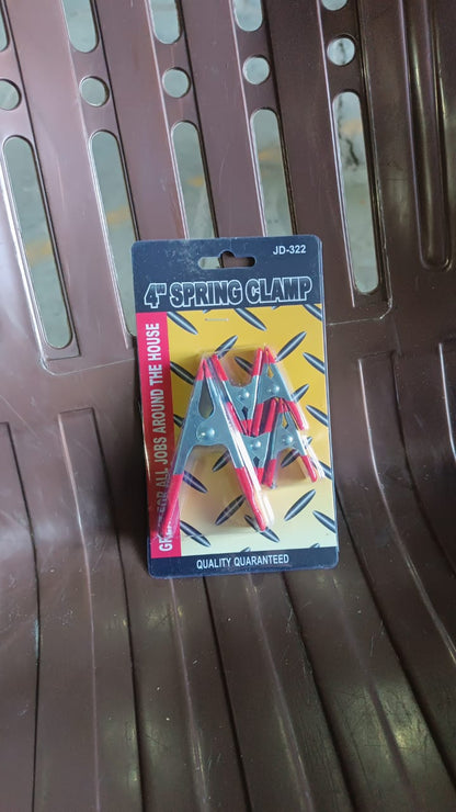Metalspring Clamps Heavy Duty Spring Metal Clips Clamp  (5 Pcs Set)