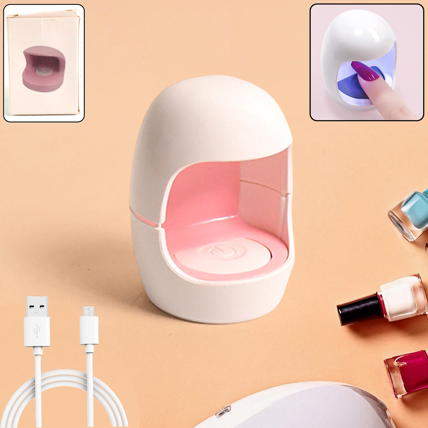 Plug-In Led Nail Dryer (1 Pc)
