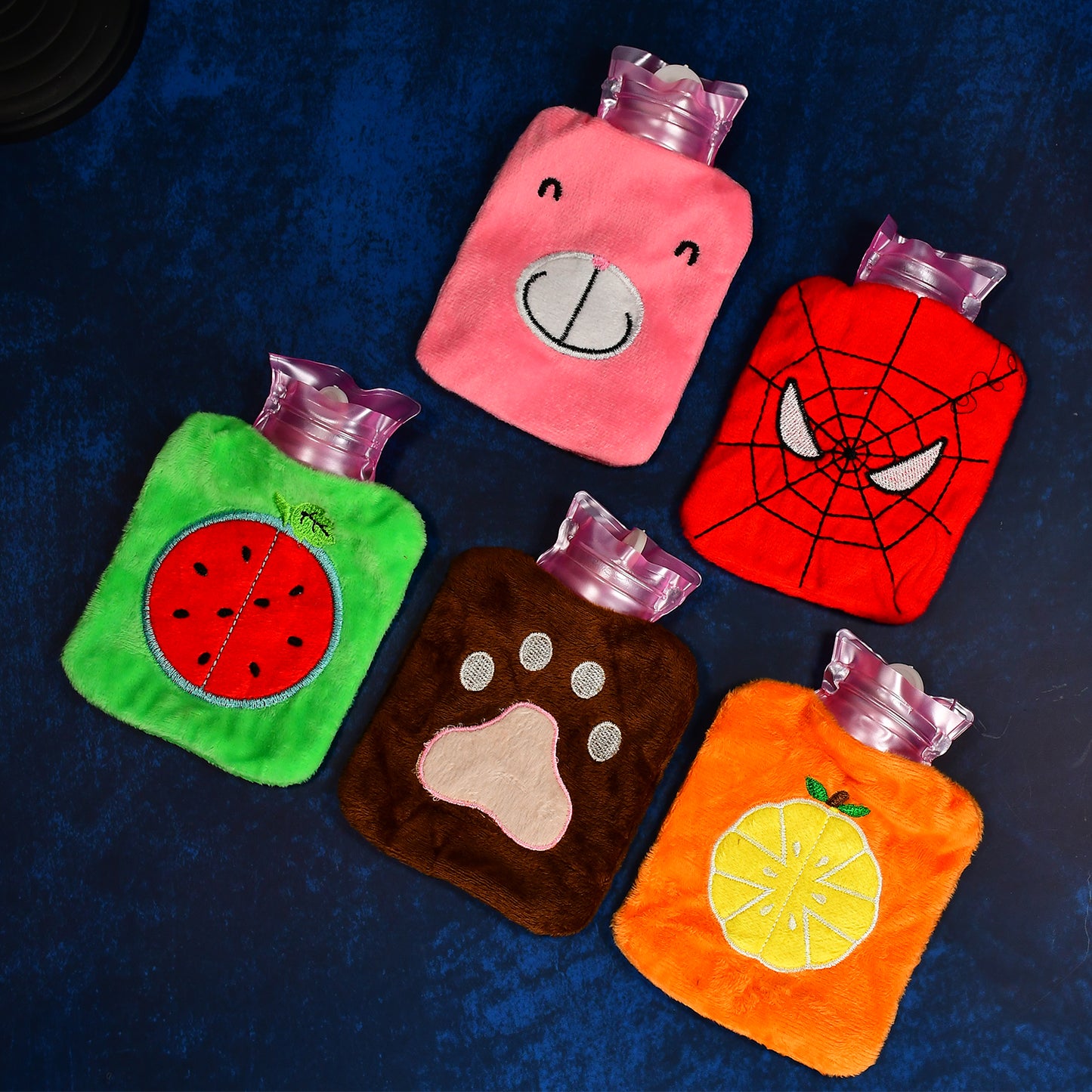 Mini 1Pc Mix Design Hot Water Bag For Pain Relief.