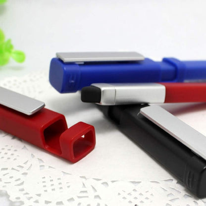 Pen-Shaped Phone Holder With Screwdriver Sets Multi-Function Pen 4 In 1 Tech Tool Pen Portable Phone Tools With Capacitive Stylus Ball Point Pen Mobile