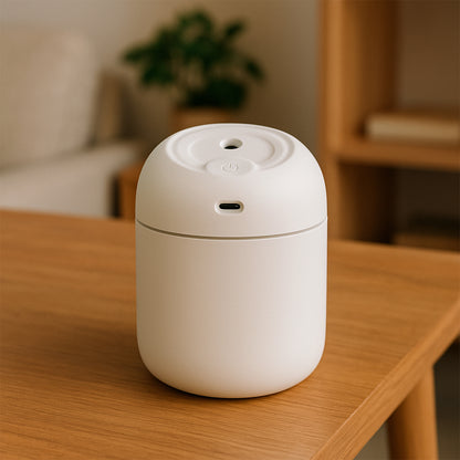 Portable Lighting Mini Humidifier Usb Personal Desktop Air Humidifier For Baby Bedroom Travel Office Home With Light Cool Mist Humidifier Essential Oil Diffusers Cool Mist Humidifiers (250 Ml)