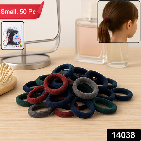 Smallhairbands Bands For Hair Rubber Bands (Pack Of 50  Multicolour)