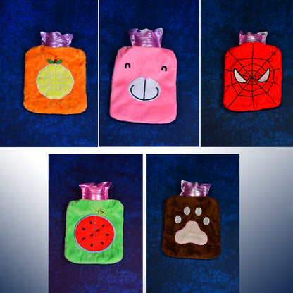Mini 1Pc Mix Design Hot Water Bag For Pain Relief.