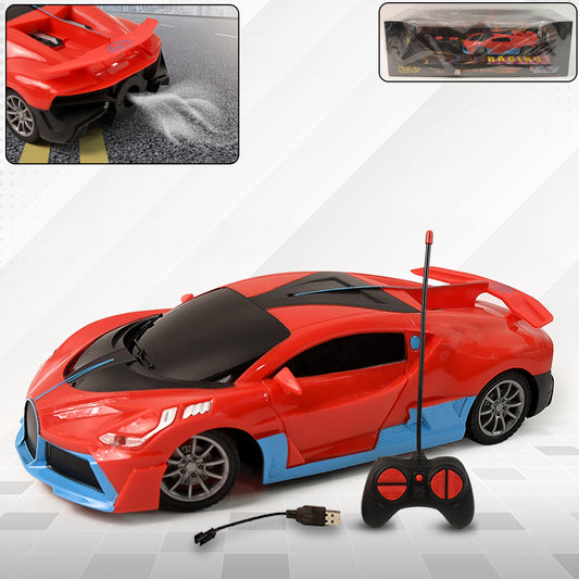 High-Speed Rc Sports Car With Spray Exhaust Effect (1 Set)