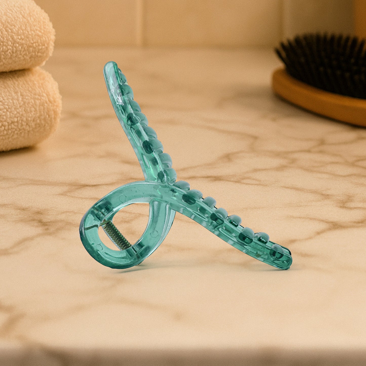 Hairclutcher Clips (Mix Design Multicolor  12 Pc)