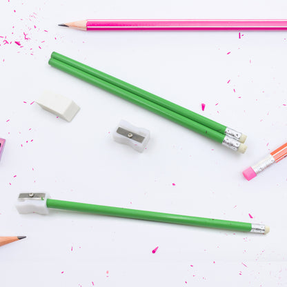 School  Office Set (Ruler  2 Pencils  Eraser  Sharpener) Stationary Set 5 Items Educational Item For School Going Kids Stationary Set For Girls Boysstationary For Schoolgift Pack For Girls Kidsbirthday Gift Kids (5 Pc Set )