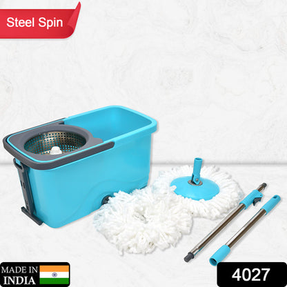 Quick Spin Mop Plastic Spin Bucket Floor Cleaning Easy Wheels  Big Bucket Floor Cleaning Mop With Bucket