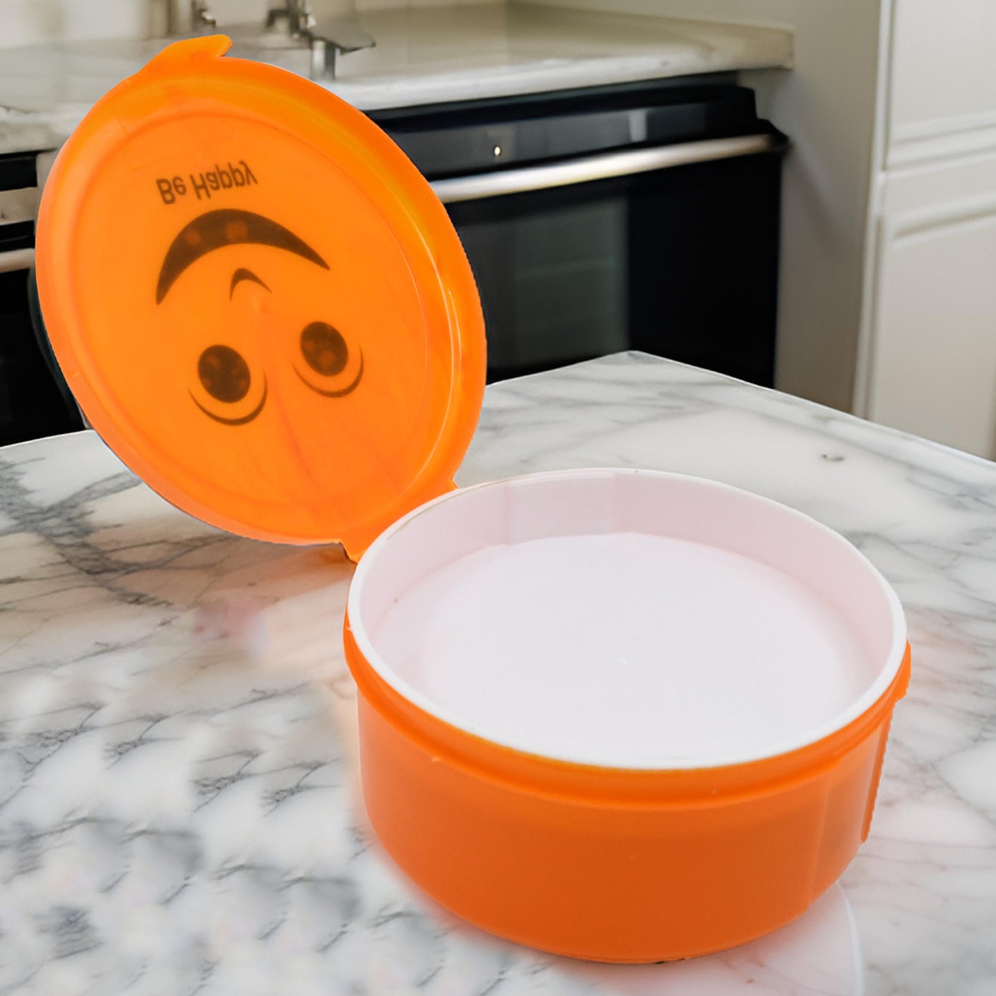 Smilyplastic Lunch Box Small Box With 2In1 Spoon Pack Of 1