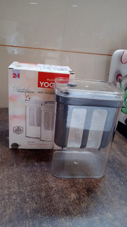 2 In1 Multifunctional Yogurt Strainer With Storage Container  1100 Ml (1 Set)