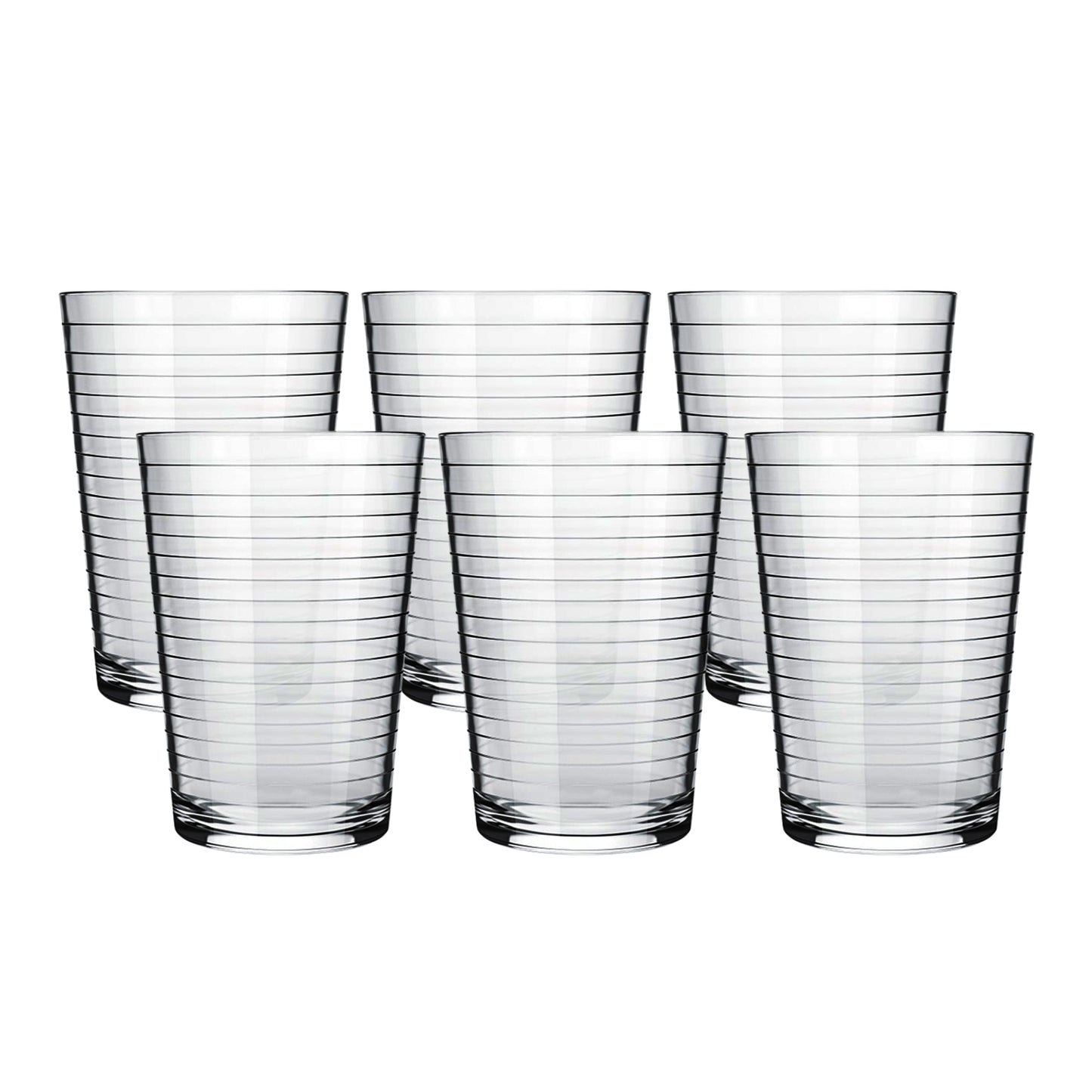 Apexpyramid Ringo Plastic Glass  300Ml Approx  Durable Crystal-Clear Tumbler