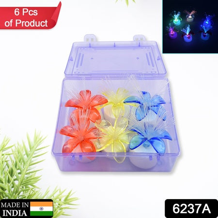 Fiber Optic Light Mini Color Change Led Table Centerpieces  Light Up Candle - Pack Of 6
