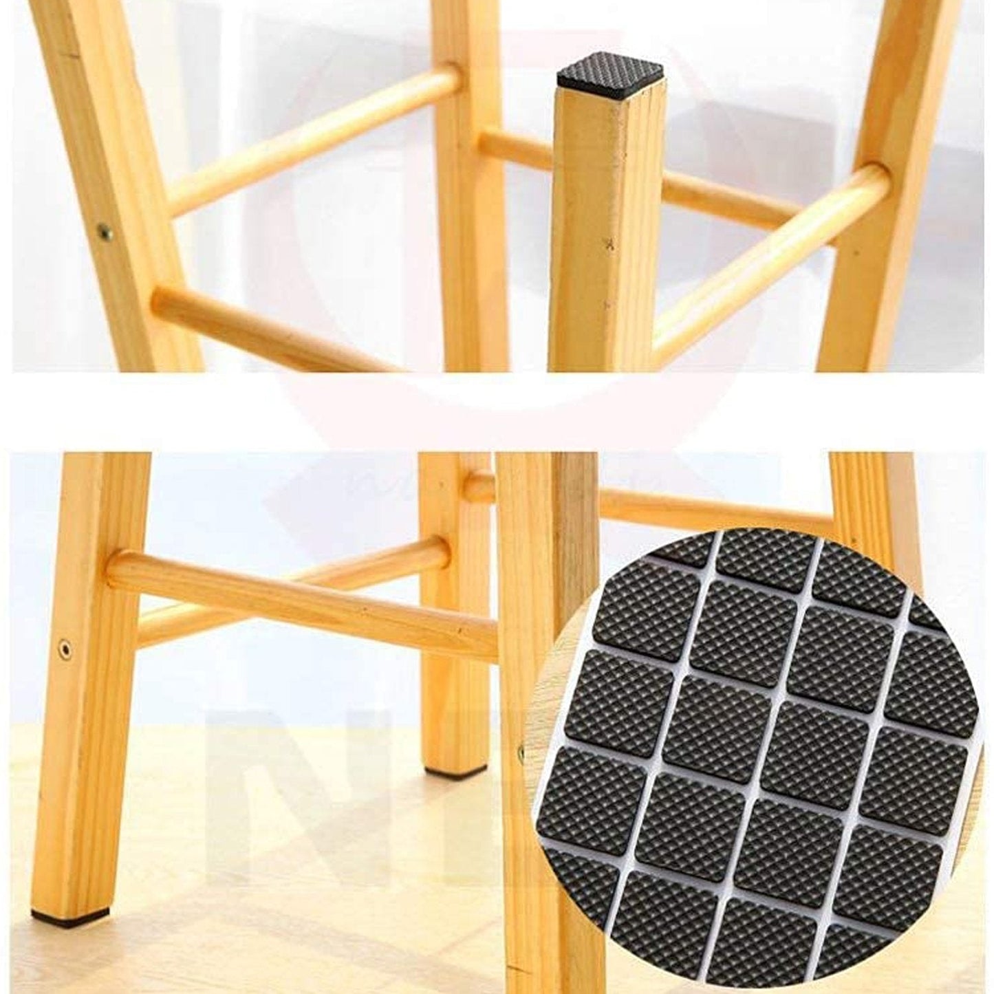 Selfadhesive Furniture Pads - Square (18 Pcs Set)