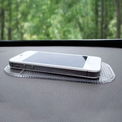 Medium Transparent Anti-Slip Car Dashboard Mat (1 Pc)