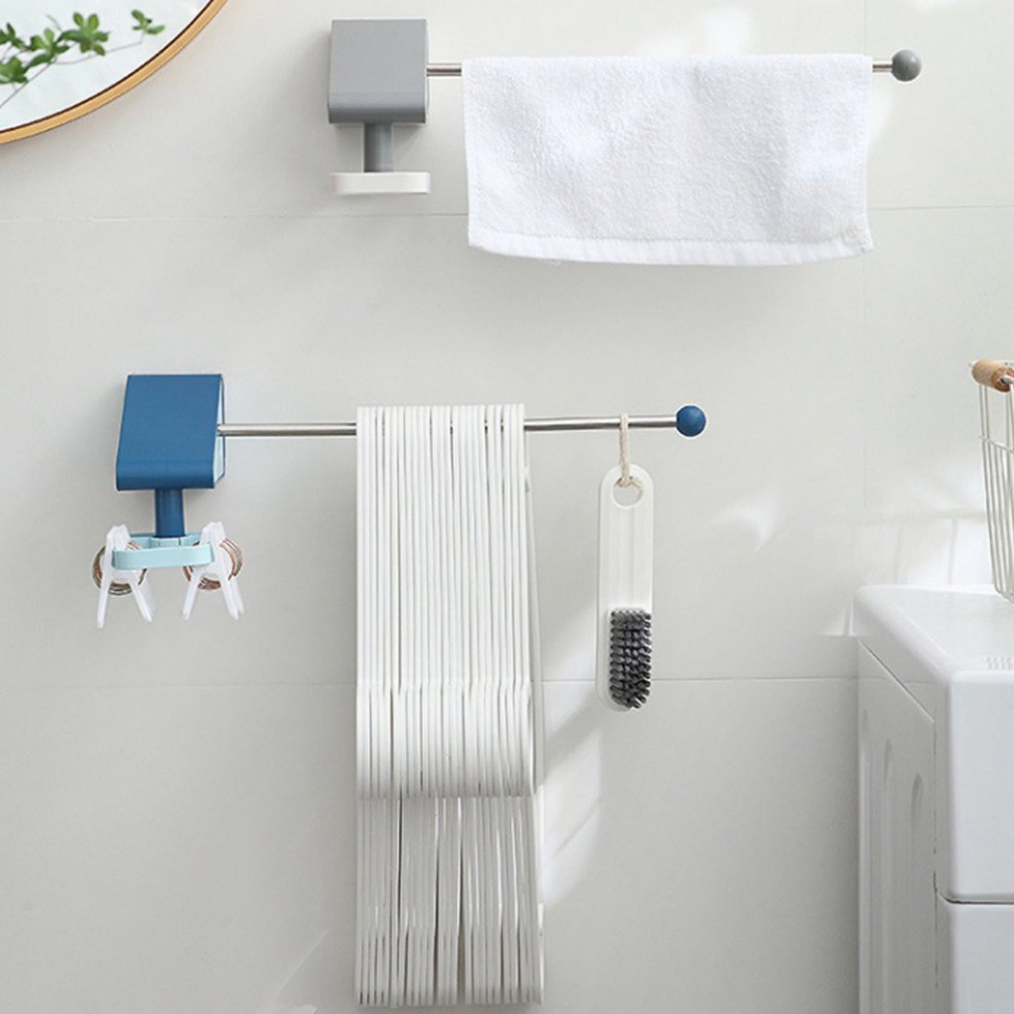 Kitchen Utensil Holder Hooks Self Adhesive Utensil Hangers Racks Hooks.
