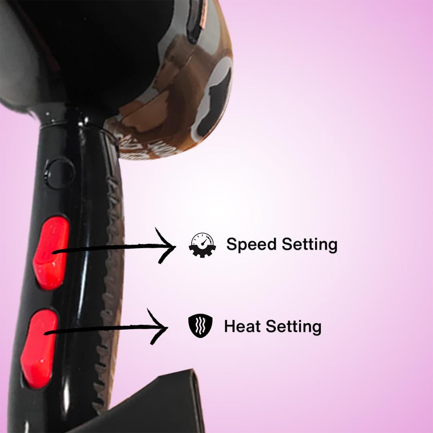Orbitprofessional Electric Hair Dryer With Concentrator Nozzle (1 Pc)