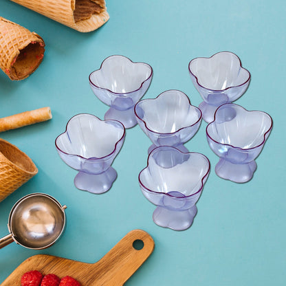 Serving Dessert Bowl Ice Cream Salad Fruit Bowl - 6Pcs Serving Dessert Bowl Ice Cream Salad Fruit Bowl - 6Pcs ( Brown Box)