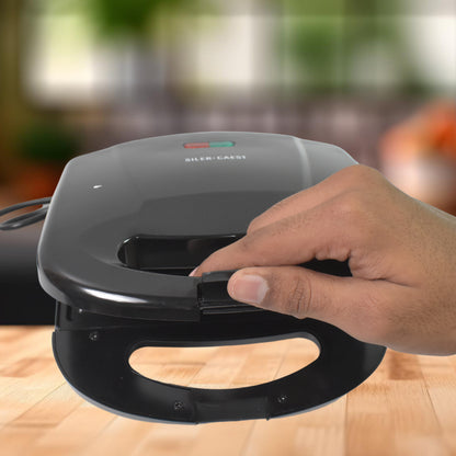 Sandwich Maker Makes Sandwich Non-Stick Plates Easy To Use With Indicator Lights