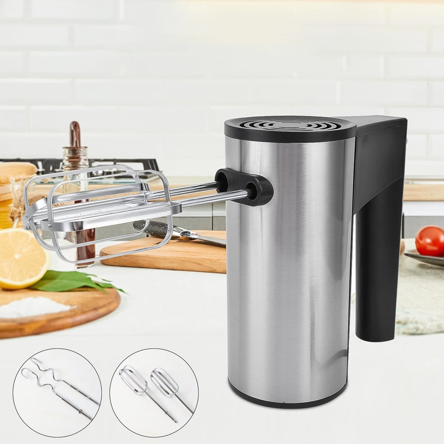 Orbitstainless Steel Electric Hand Mixer - 450W