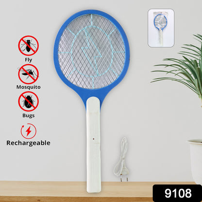 Anti Mosquito Racquet Rechargeable Insect Killer Bat With Led Light
