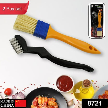 Multifunction Basting Brush For Cooking Pastry Brush Baking Food Butter Brush Dusting Brush For Cooking Grease Brush For Baking Dishwasher Safe Grilling  Hairbrush  Corn (2 Pcs Set)