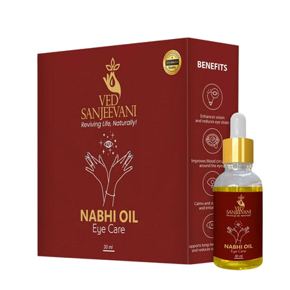 Ved Sanjeevani 100 Organic Ayurvedic Nabhi Oil For Eye Care (30Ml  1 Pc)