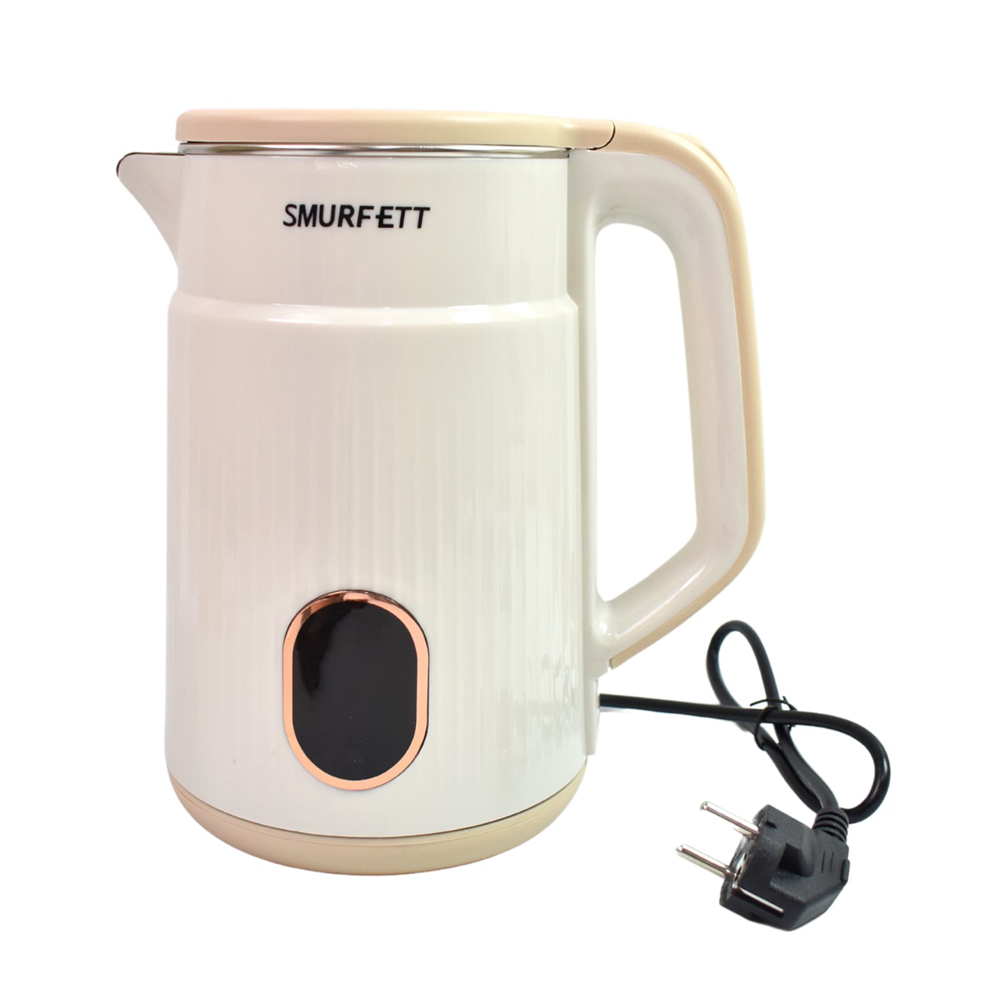 Double Wall Stainless Steel Electric Cordless Tea Kettle (1500W  2.3 Ltr.)