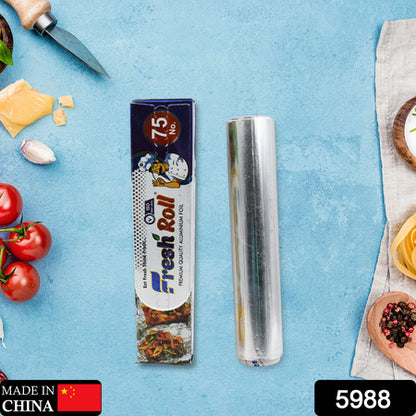 Premium Quality Aluminum Foil Roll Heavy Duty Non Stick Thick Aluminum Foil Sheet Baking Grilling Tool Width 295Mm (1Pc)