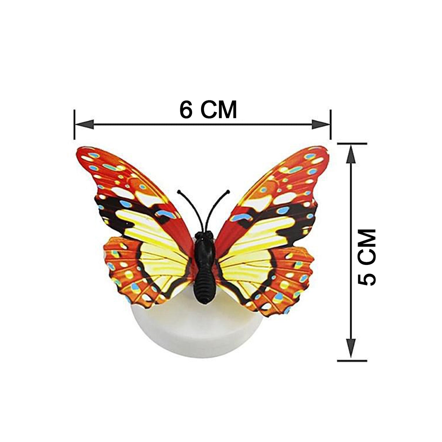 The Butterfly 3D Night Lamp Comes With 3D Illusion Design Suitable For Drawing Room Lobby.