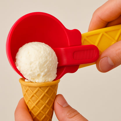 1 Piece Plastic Ice Cream  Watermelon Scooper With Trigger Dipper