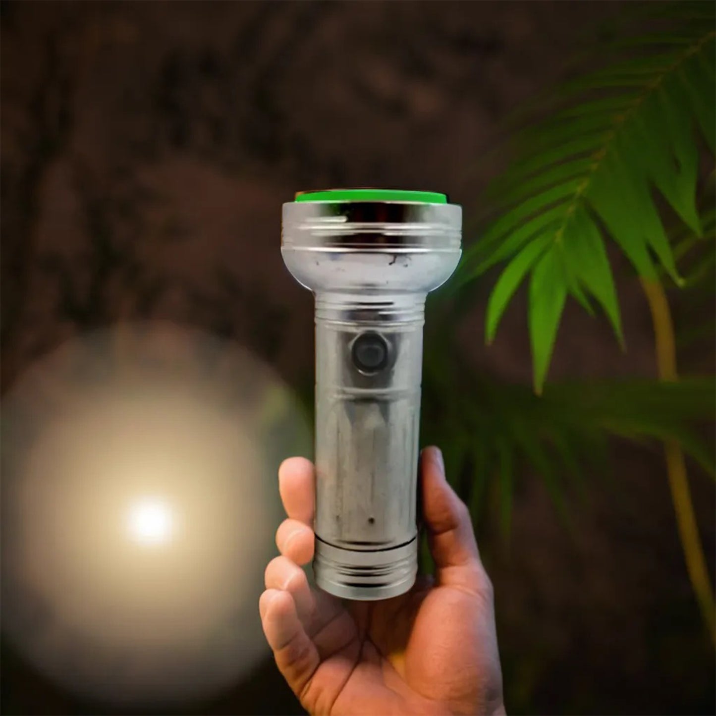 Nostalgic Flashlightflashlight Outdoor Portable Nostalgic Simple Iron Outdoor Old-Fashioned Flashlight