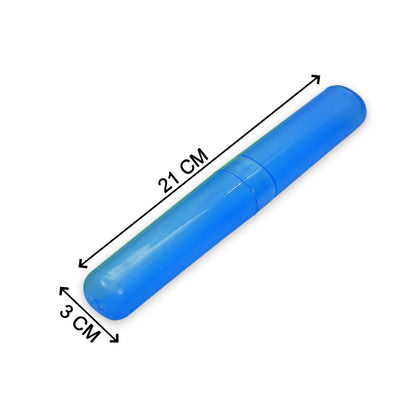6Pc Plastic Toothbrush Cover Anti Bacterial Toothbrush Container- Tooth Brush Travel Covers Case Holder Cases