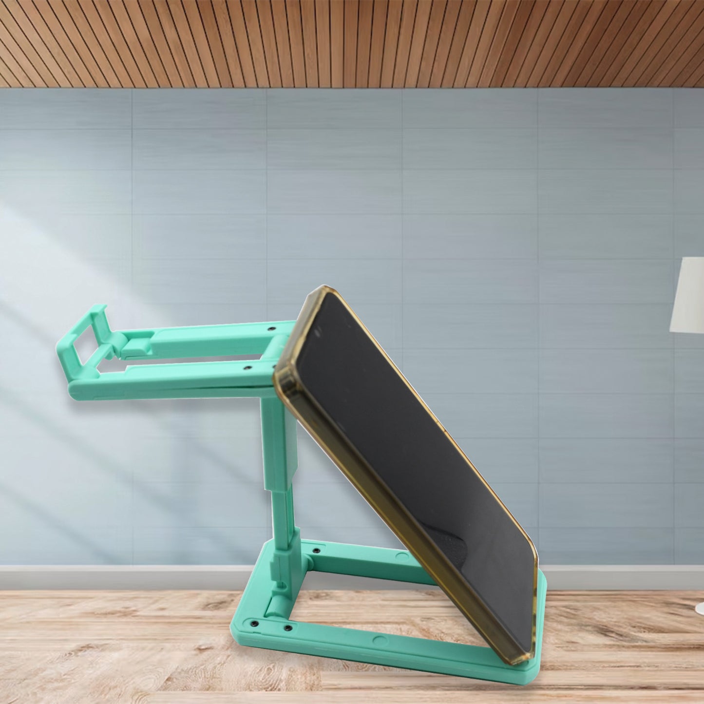 Mobile Phone Stand Mobile Phone Holder Table Adjustable Angle Height Foldable Non-Slip Sturdy Mobile Phone Holder Desktop Phone Holder For All Smartphones
