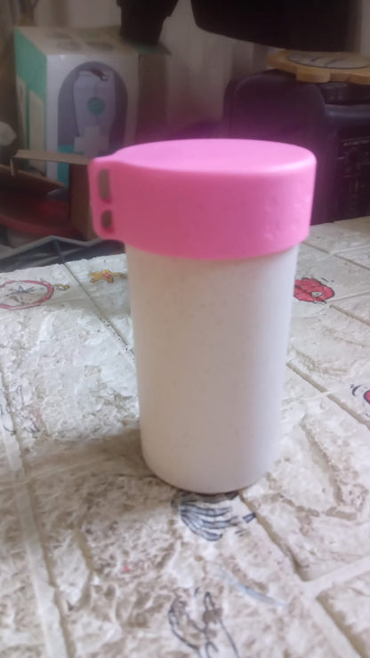 Travel Coffee Cup Portable Water Bottle Wheat Straw Coffee Tea Mug Coffee Mug With Lids For Coffee Tea (300 Ml Approx)