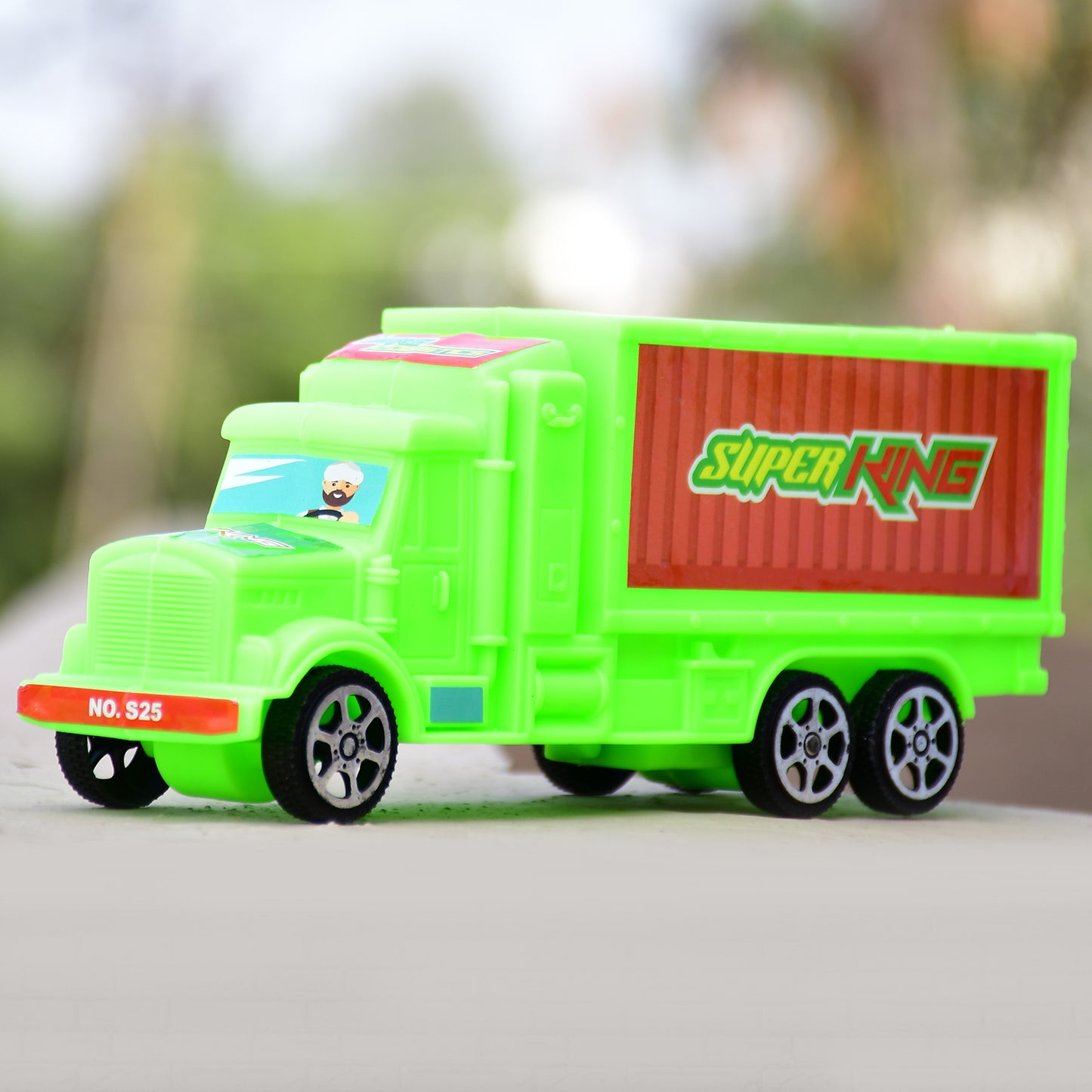 Plastic Container Cargo Truck Toy For Kids