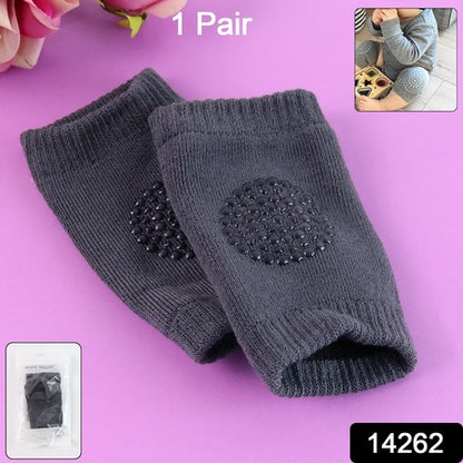 Darkgrey Toddler Wool Knit Leg Warmer (Knee Guard)