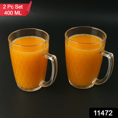 Apexmocktail Mug Glass (2 Pc Set  400 Ml)
