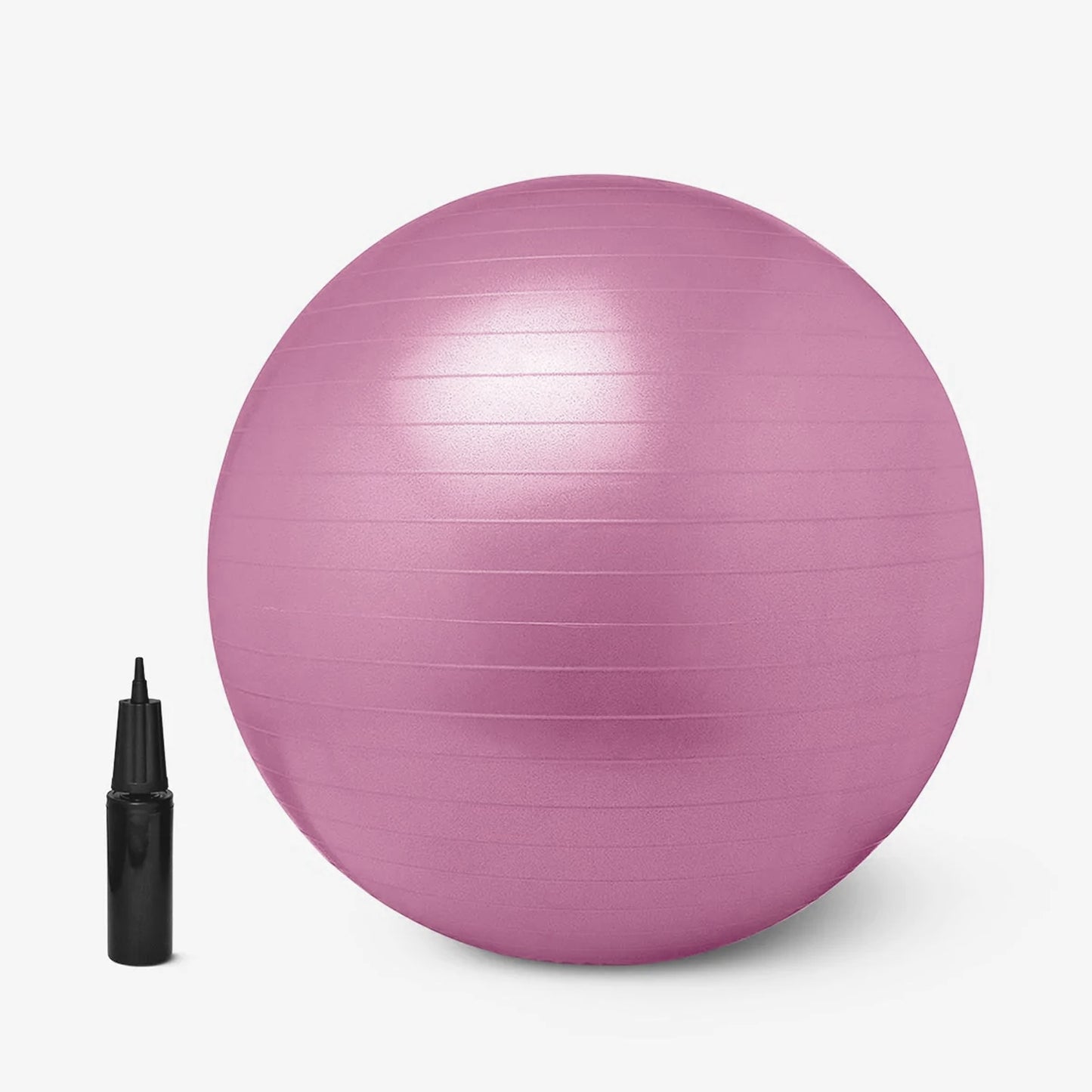 Anti Burst 65 Cm Exercise Ball With Inflation Pump Non-Slip Gym Ball For Yoga Pilates Core Training Exercises At Home And Gym- Suitable For Men And Women